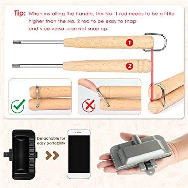 

Y42A-Hot Sandwich Maker Тостер для хот-догов Двусторонняя сковорода для выпечки сэндвичей Двусторонняя сковорода, прибор для приготовления сыра на гриле