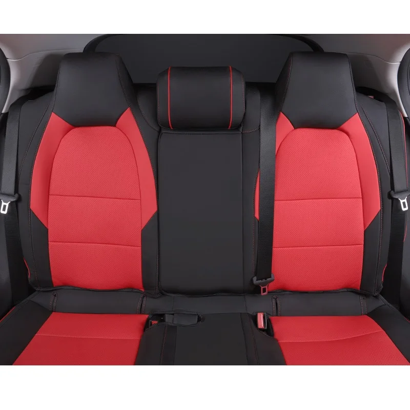 

Custom Fit Car Seat Cover Accessories 360 Degree For Mercedes Benz GLA 200 CLA 200 260 High Quality Leather 5 Seats Full Set