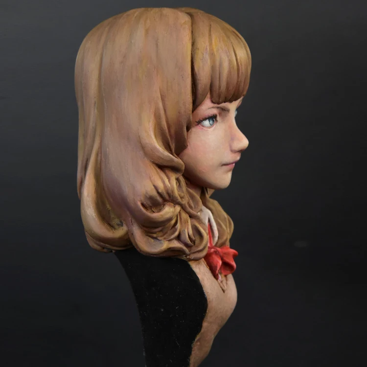 Japanese female student avatar Resin Model Bust GK Science Unassembled and unpainted kit