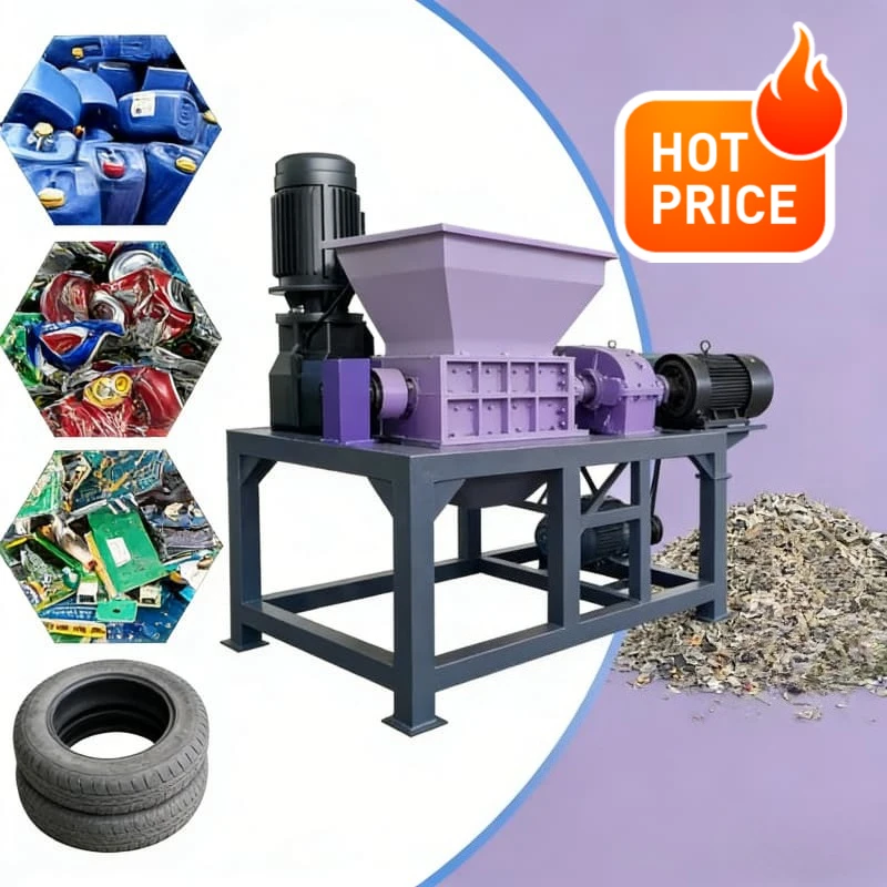 High Capacity Application Shredder Machine Perfect for Packaging Carton Recycling Industrial Double Shaft Shredder Customized
