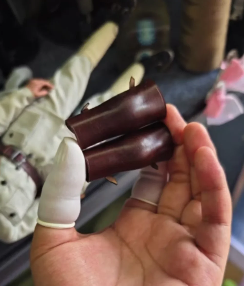 12인치 피규어용 1/6 스케일 군인 가죽 레깅스 모델