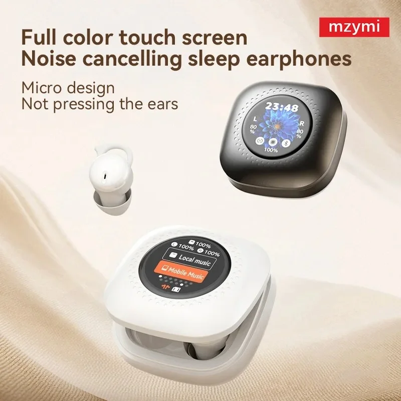 New Sleep Earphones with Card Insertion MP3 Noise Reduction Bluetooth Earphones Exquisite Small and Ultra Long Battery Life