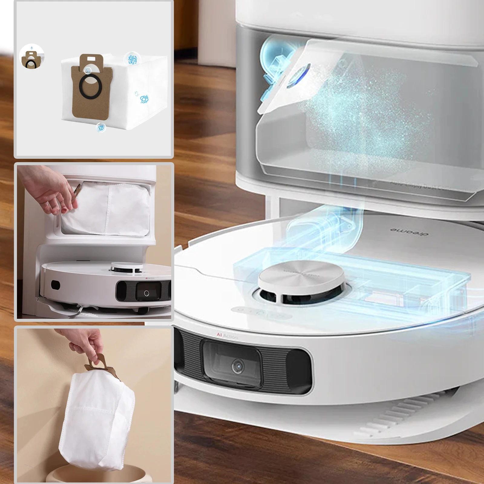 【Optional 】Original Dreame L10s Ultra Robot Vacuum Accessories Main Brush,Side Brush,Filter,Mop Cloth, Dust Bag.