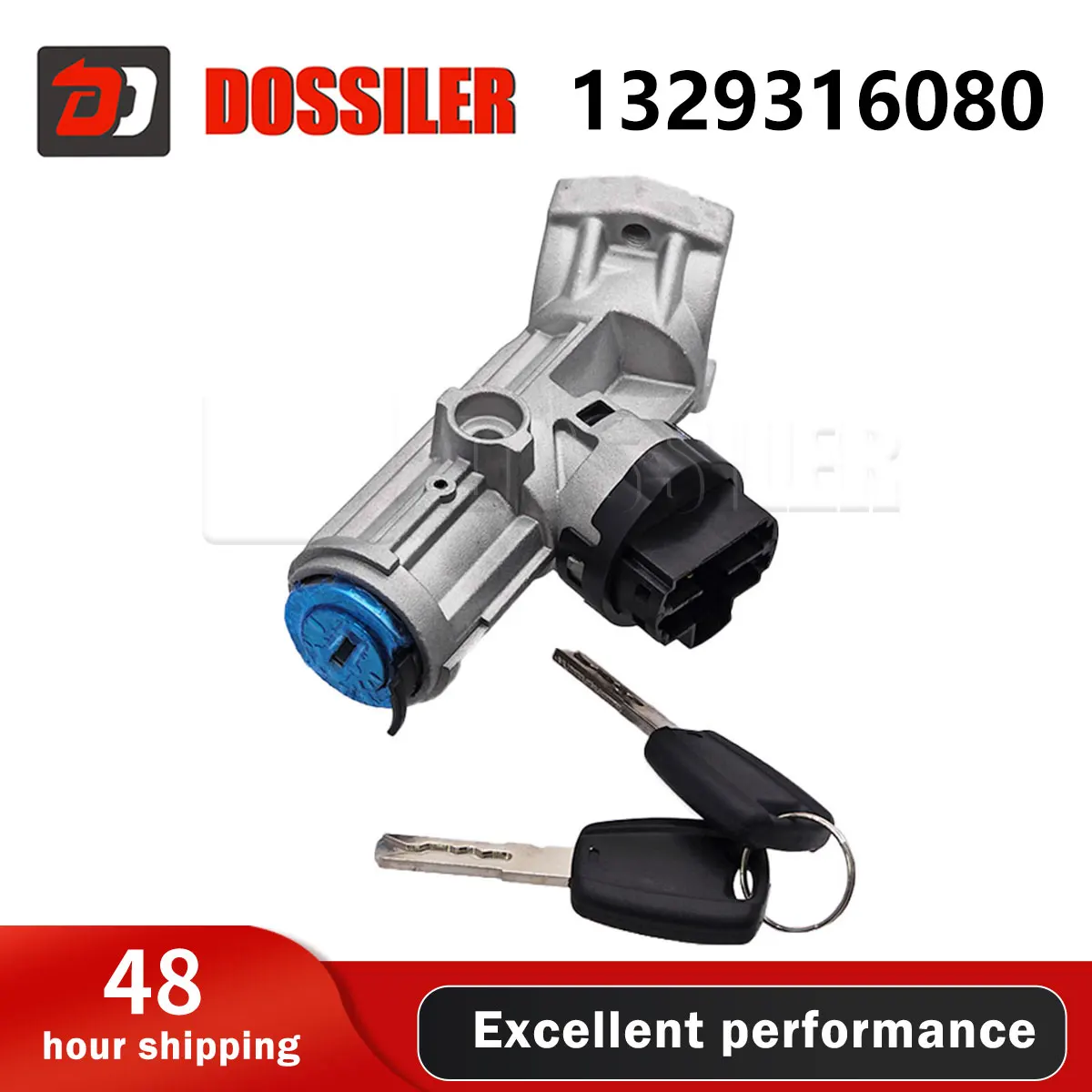 1329316080 Dossiler For Peugeot Boxer 2002-2006 4162AL 4162CP Ignition Switch Ignition lock 2 Key For Fiat Ducato Citroen Jumper