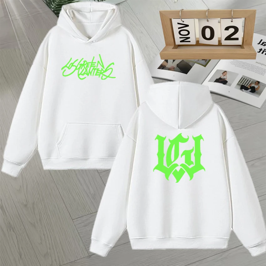 Rapper Jc Reyes Double Sided Print Autumn Winter Hoodie Men Women Fleece Sweatshirts Long sleeve vintage Loose Unisex Pullover