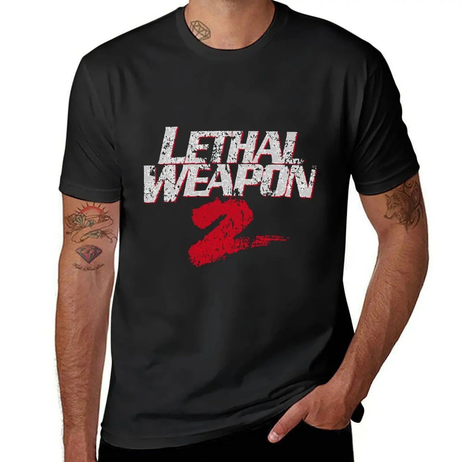 

Le.thal_Weapon 2 Titles T-Shirt blanks graphics kawaii clothes mens graphic t-shirts funny