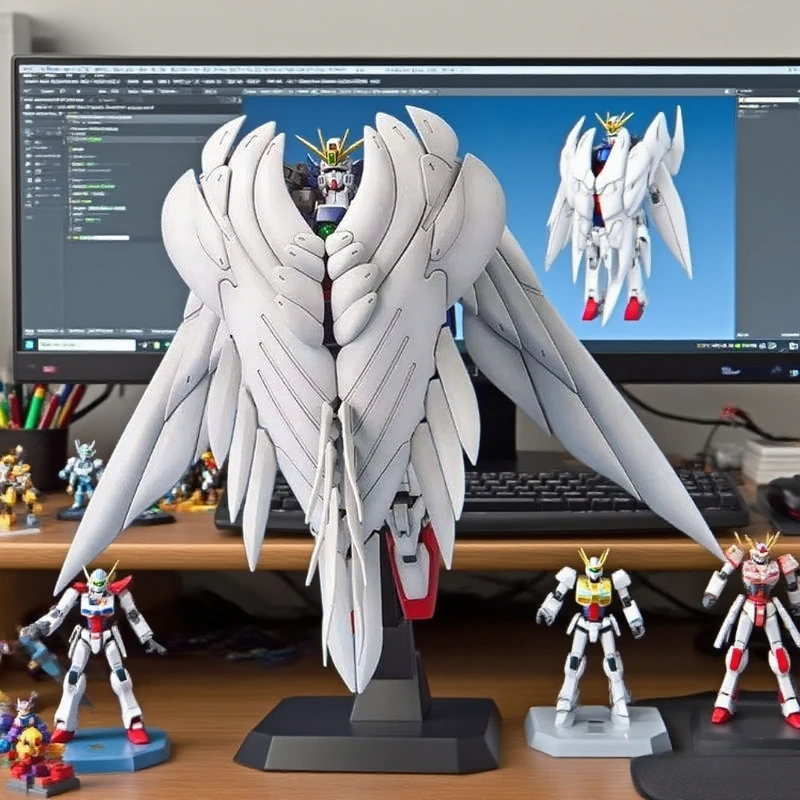 

Оригинальный сборный набор Bandai MG Master Grade Wing Gundam Zero EW: коллекционная модель робота-фигурки из аниме