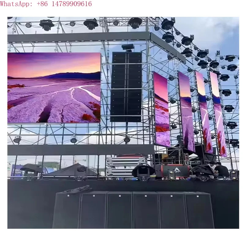 

Custom Waterproof & LED DisplayDigital Signage Video Wall P3.91 Rental Display With SMD Chips 5-Year Warranty For Stage & Advert
