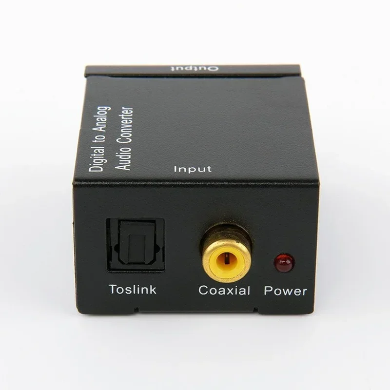 Audio Converter Adapter Amplifier: Digital To Analog, Digital Optical Coax/Coaxial/Toslink To Analog RCA L/R