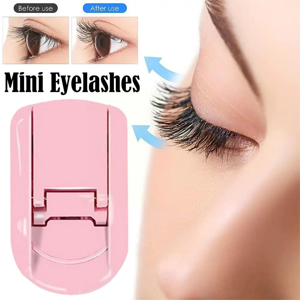 Mini Eyelash Curler Professional Multicolor Folding Makeup Auxiliary Cosmetic Curling Beauty Clip Eyelashes Eyelash Tools F V2h3