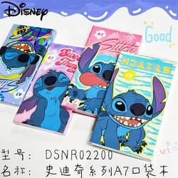 4 Pcs Disney Stitch Notebook Lilo & Stitch A7 Notebook Cute Page Draft Notepad Portable Student Writing Stationery