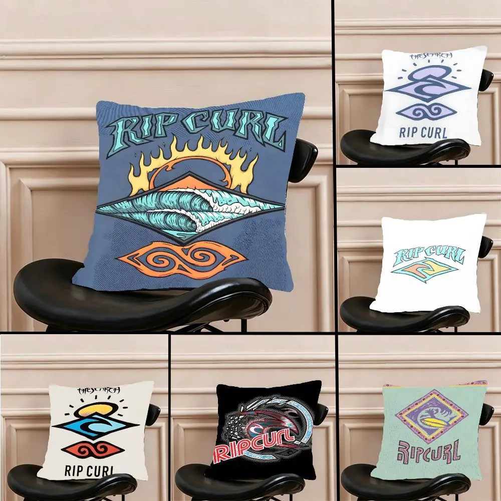Brand Surf Rip Curl Cushion Cover Warm coral fleece Cute kawaii plush Kawaii mascot throw