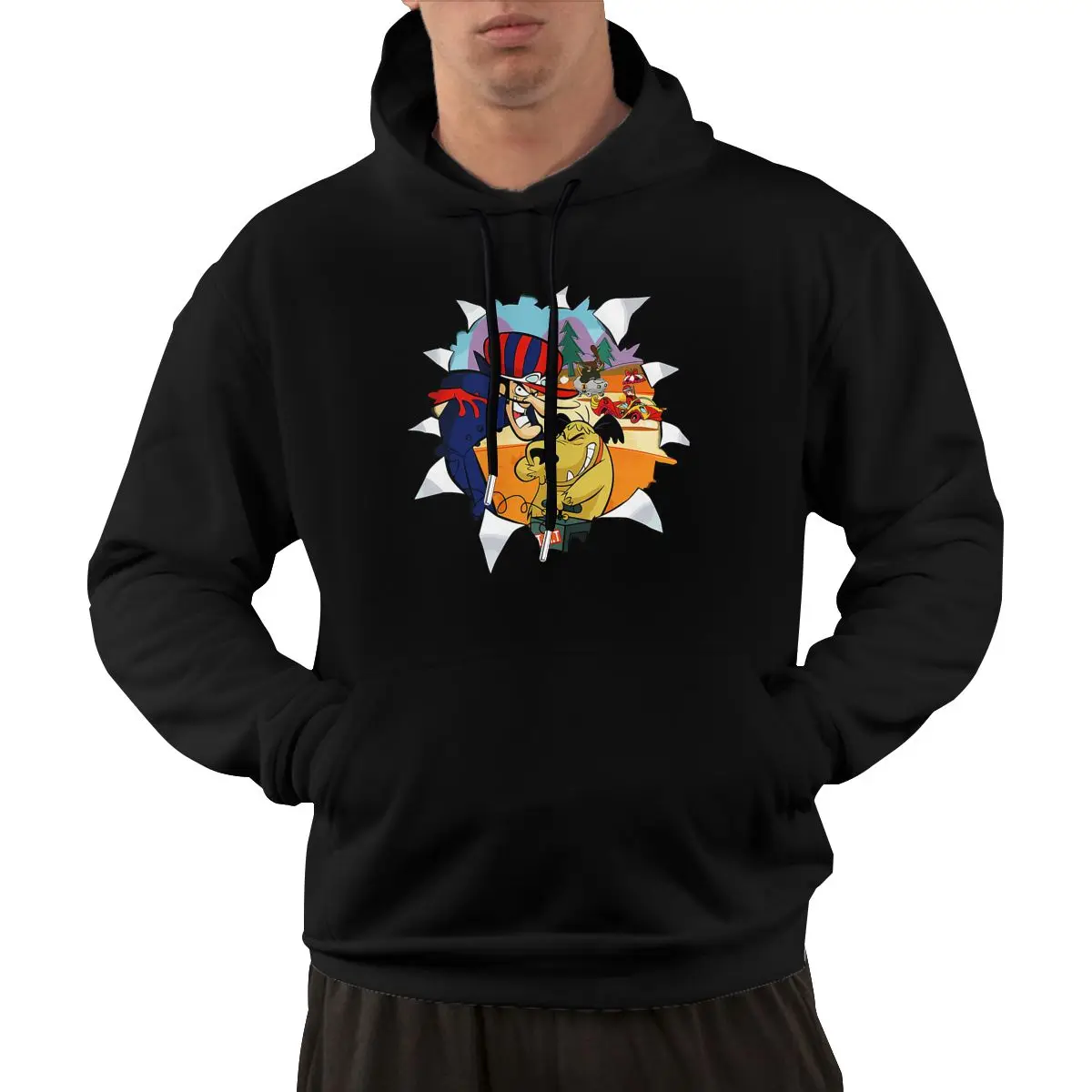 2024 High Quality Cartoon Vintageds Movie Essential Men's Hoodie Applicable to Spring and winter festivals Men's hoodie