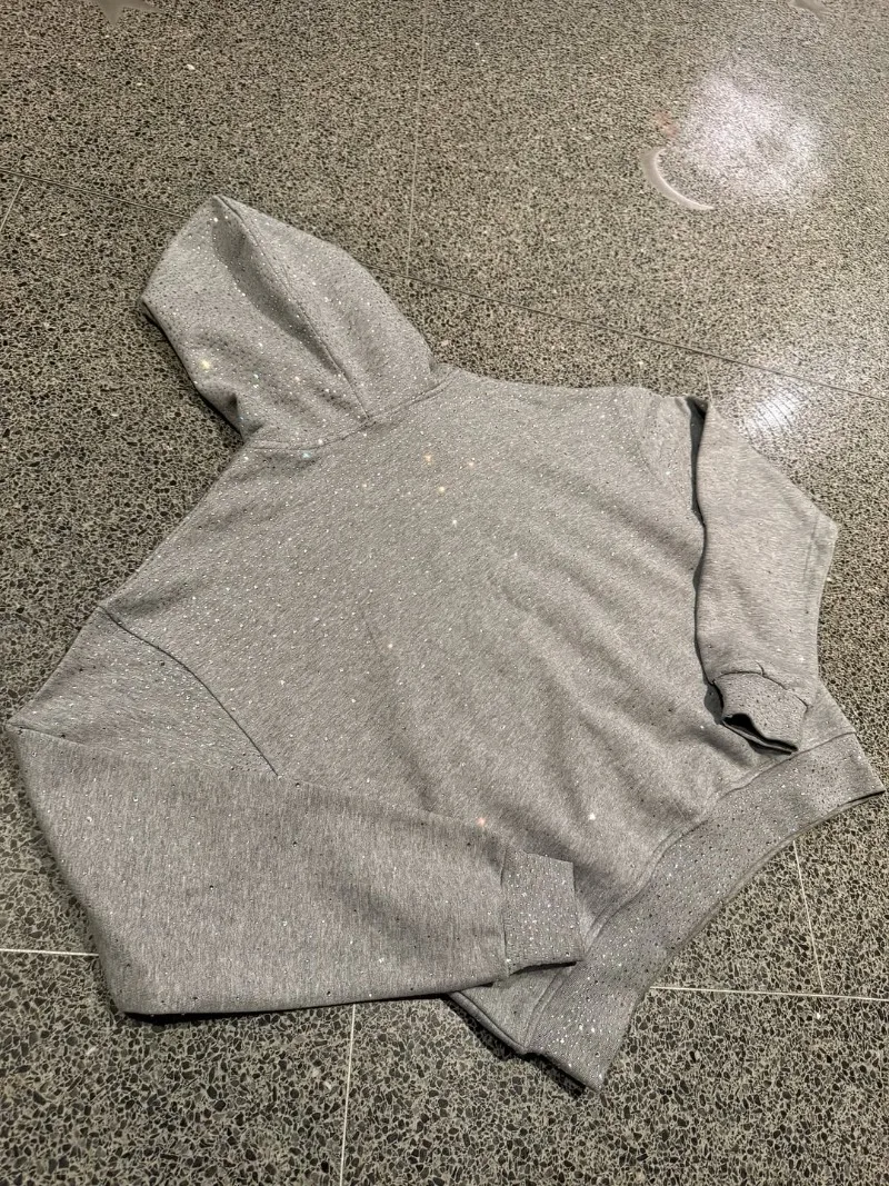 جديد Y2K Harajuku الشارع الشهير المرأة العصرية الهيب هوب ريترو الشرير المتضخم البلوز شارع العليا عادية فضفاض قلنسوة بسحاب الرجال #5