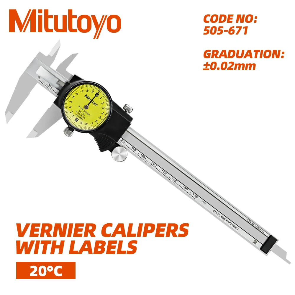 Mitutoyo 0-150mm Digital Caliper 0.02mm D15TN Measuring Tool Vernier Micrometer Measuring Tool Depth Gauge Instrument Pachometer