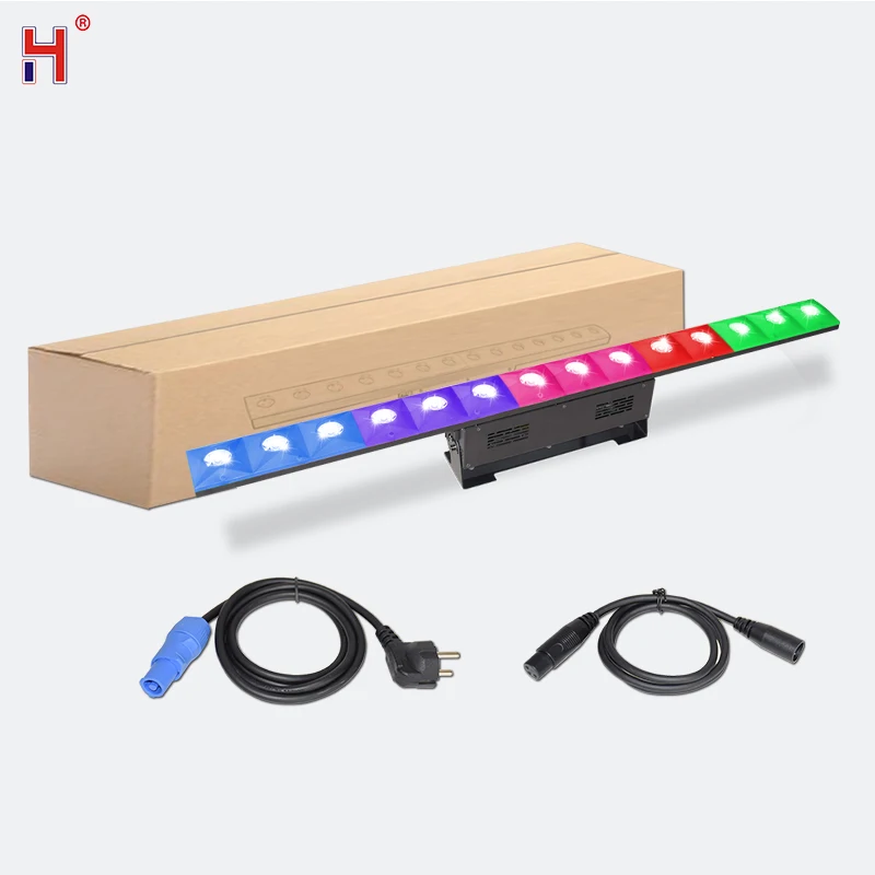 LED Bar Wall Washer Light 14x3W Pixel Strobe Stage Lighting DMX Control Linear Fixture Soundlight For DJ Disco Party Show