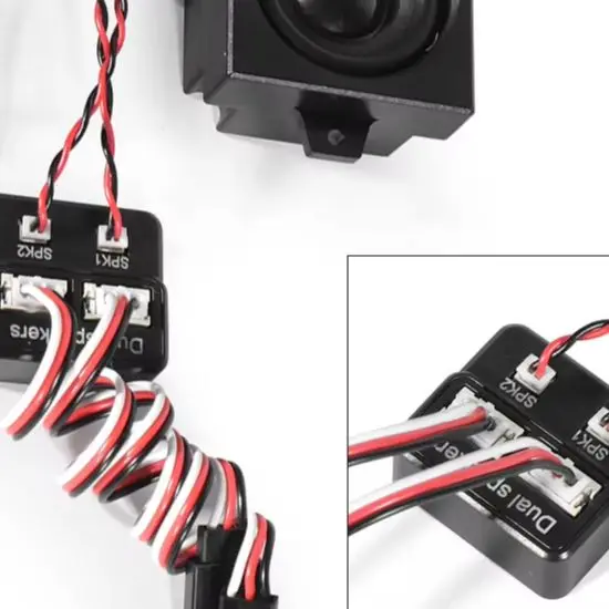 RC Diesel Engine Sound Module With 2W Speaker For Remote Control Car Truck Excavator Simulation Electronic Component