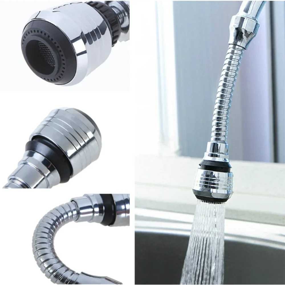 Kitchen Faucet Water Saving High Pressure Nozzle Tap Adapter Bathroom Sink Spray Bathroom Shower Rotatable Accessories