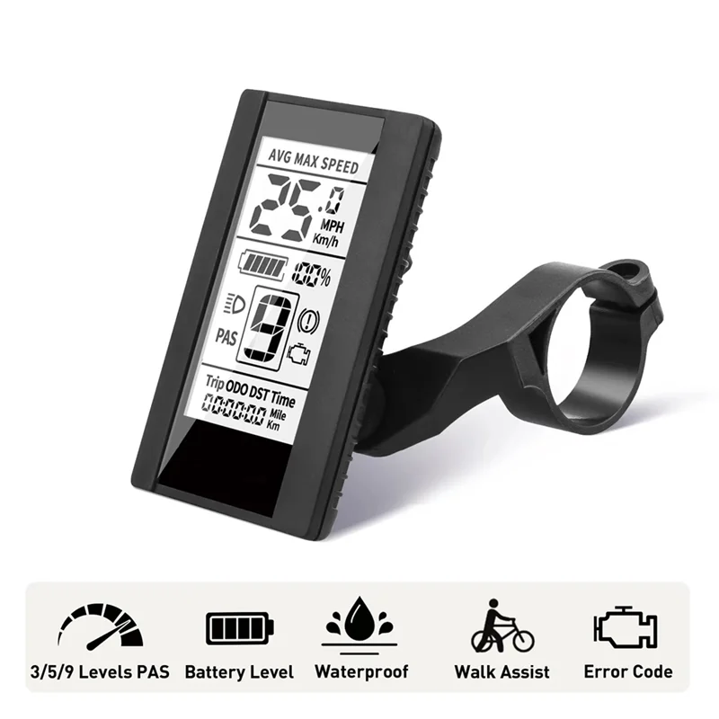 

N93R для Bafang 800S C965 ЖК-дисплей Индикатор скорости Электрический велосипед Средний мотор-концентратор BBS01B BBS02B 36 В 48 В 750 Вт Комплекты для электронного велосипеда
