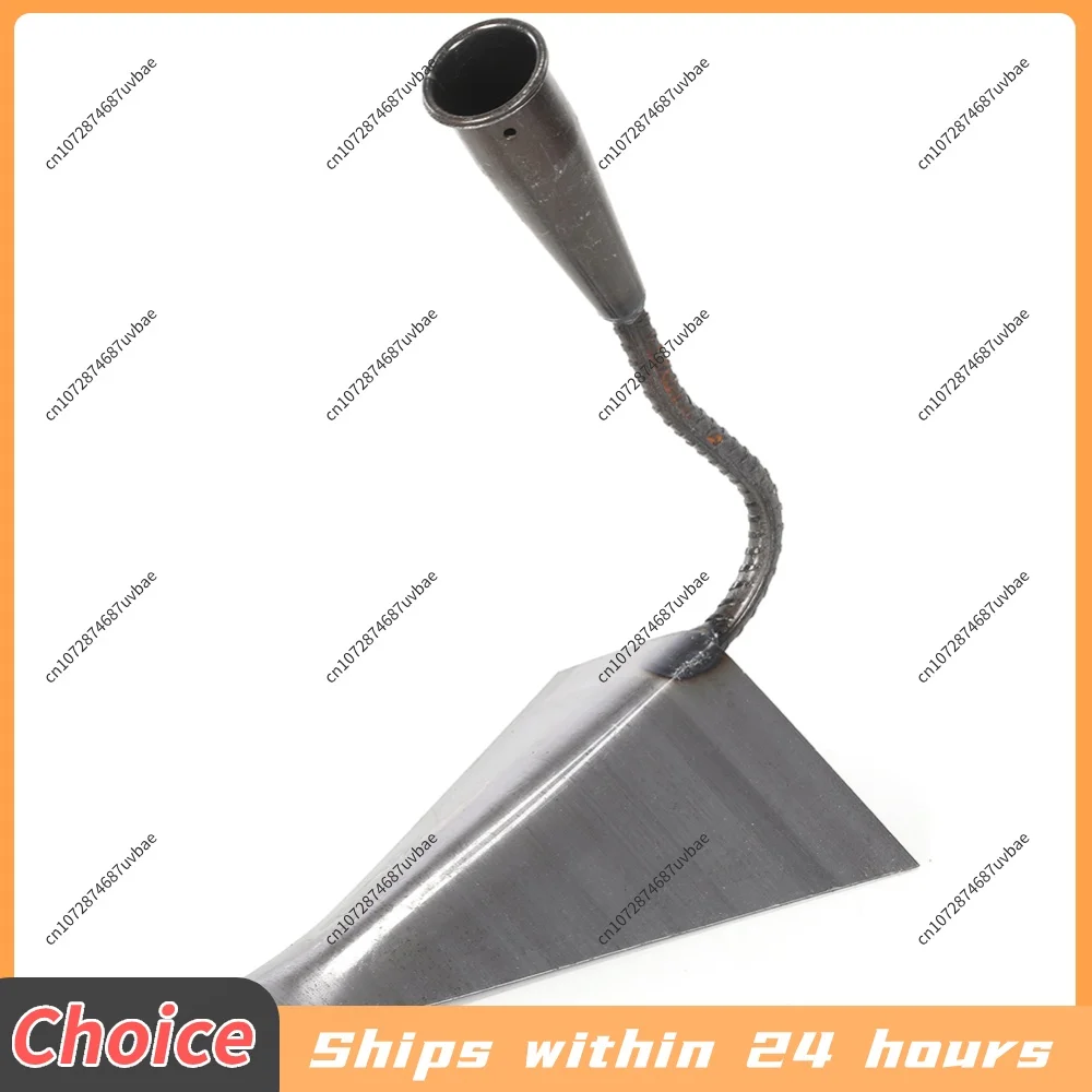 Small Tip Hoe Triangle Plowing Hoe Agricultural Land Turning Loose Soil Hoe Hand Plow/Manual Plough Rake Hoe Garden Tools
