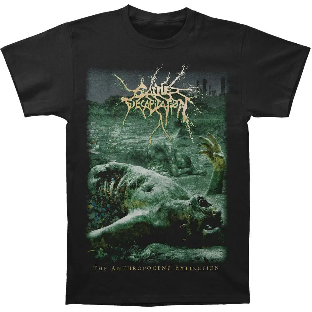 

Men's Cattle Decapitation Anthropocene Extinction. T-shirt Small Black