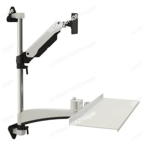 Monitor Tastiera per computer Staffa per macchina all-in-one Rack da parete per schermo con braccio con supporto per tastiera