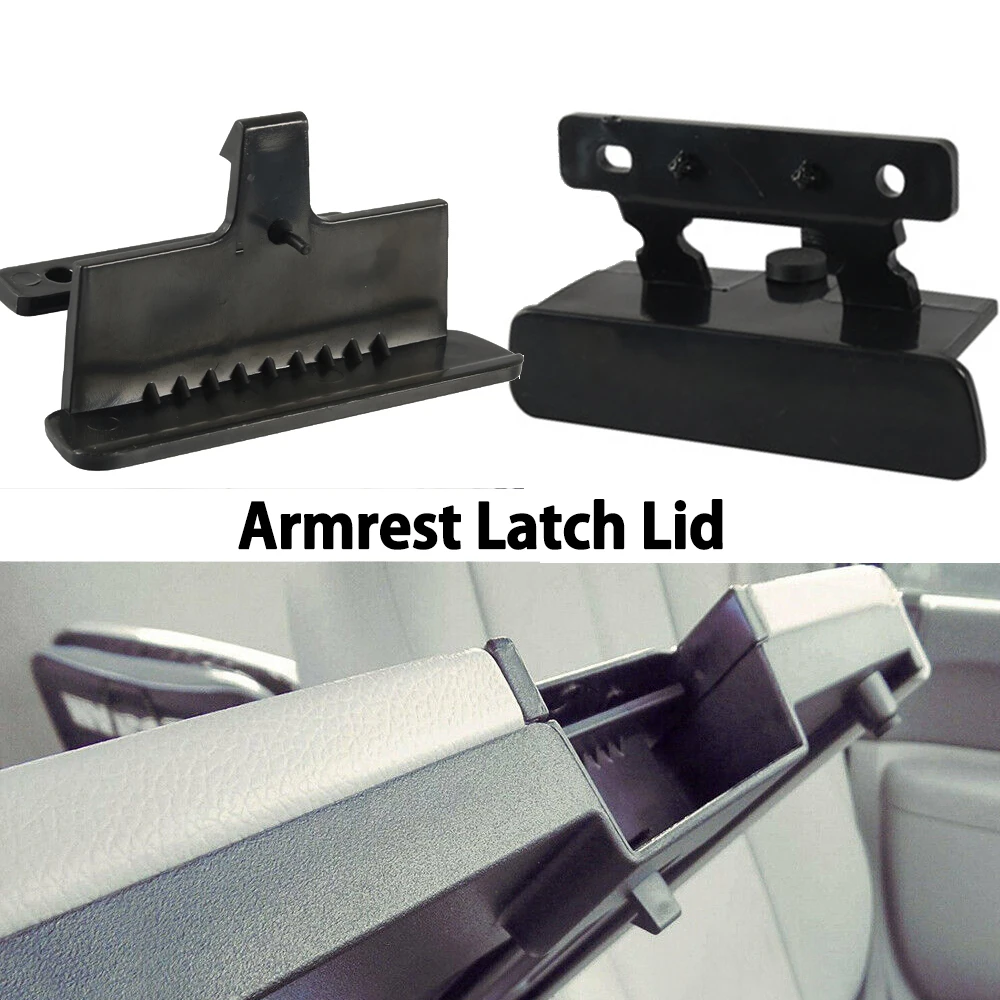 Cerradura de tapa de pestillo de reposabrazos de consola central para Chevy GMC Silverado Sierra Tahoe Yukon APR-17 2007 2008 2009 2010 2011 2012 2013 2014