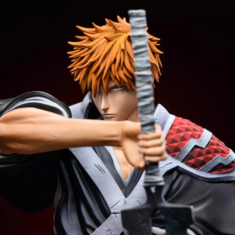 

New Kurosaki Ichigo Anime Figures BLEACH Figure 35cm PVC Model Toys GK Figurine Collection Ornament Gift Birthday Custom Statue