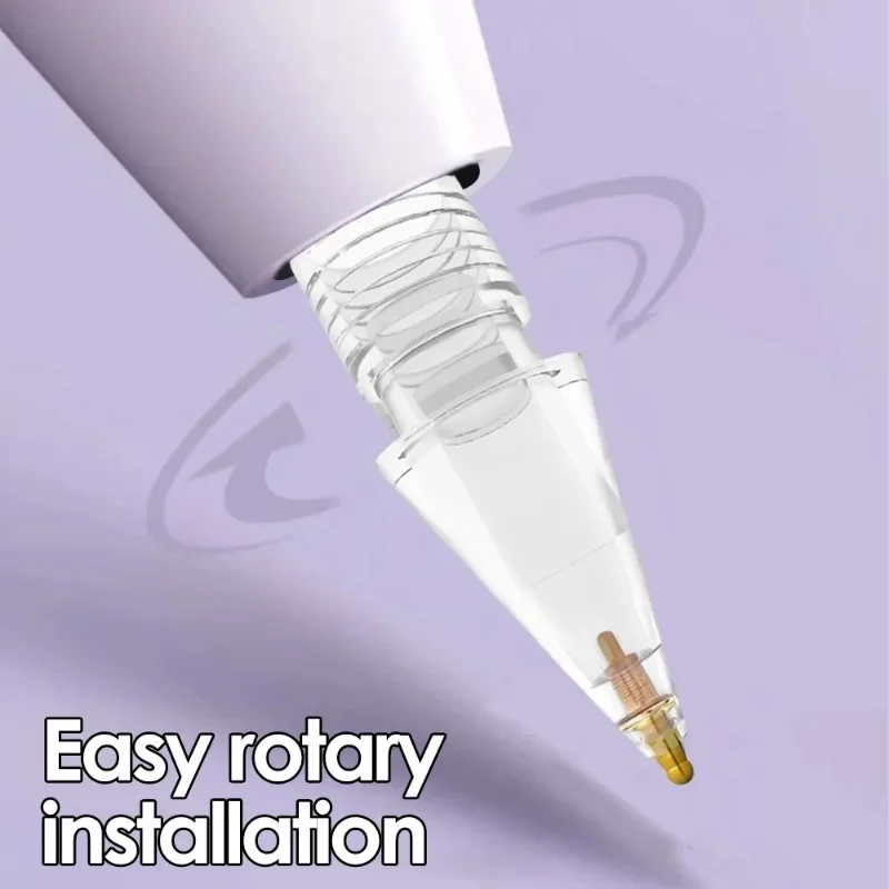 Metal Pencil Tips for Apple Pencil 1/2 Metal Pen Tip Wear-resistant for Ipencil Ipad Pro Replacement Touch screen Pen Spare Nibs