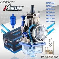 Carburador de motocicleta PWK 21 24 26 28 30 32 34mm para MAIKUNI Mikuni 2T 4T motor Motocross Scooter UTV ATV Universal de alta calidad