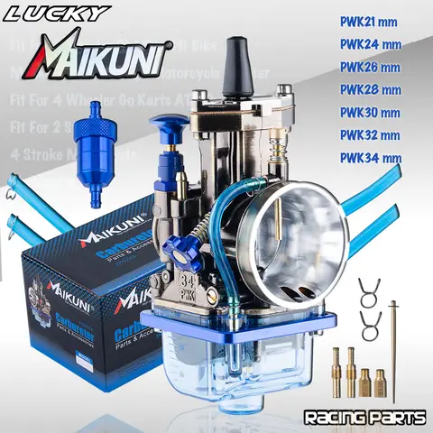 PWK 21 24 26 28 30 32 34mm Moto Carburatore Per MAIKUNI Mikuni 2T 4T Motore Motocross Scooter UTV ATV Universale di Alta Qualità