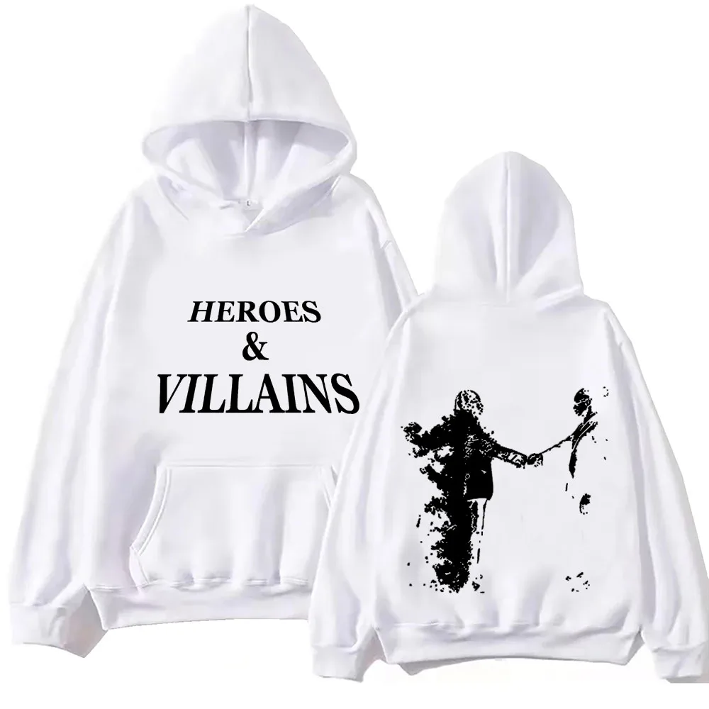 2024 Heroes & Villains Metro Boomin  Hoodie Tops Long Sleeve Sweatshirt Music Fans Gift Spring Summer Casual