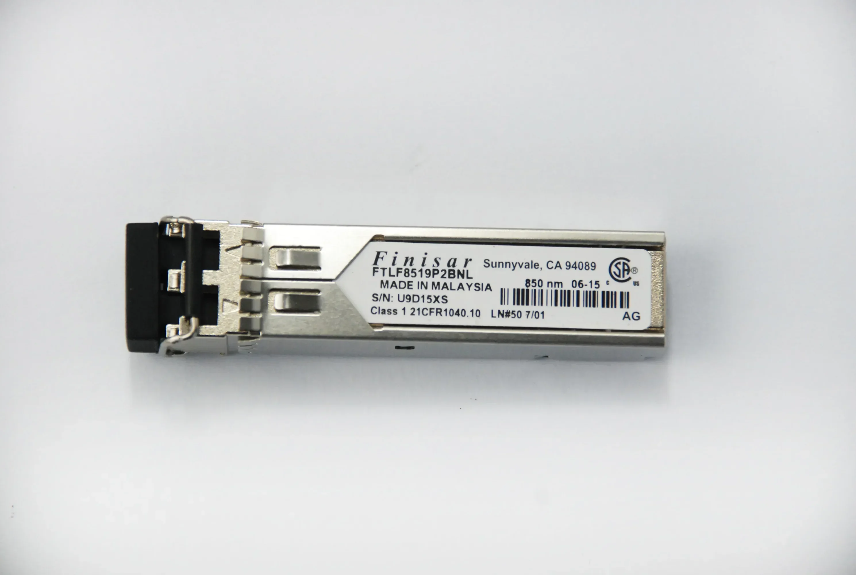 Finisar FTLF8519P2BNL 850nm 1.25G 500M SFP Gigabit optical fiber module/1.25g sfp/ 1g switch/1g Transceiver