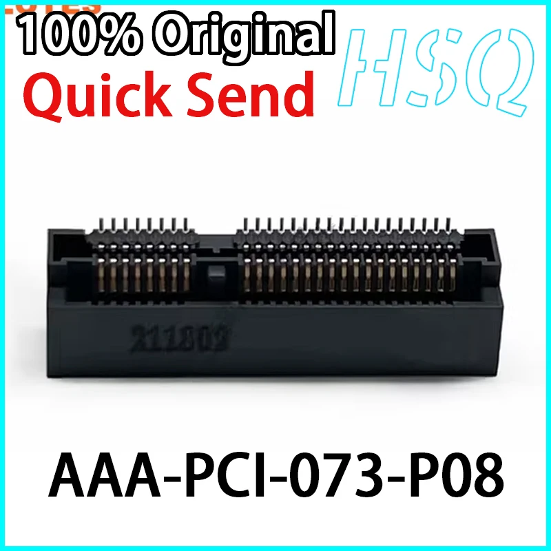 5PCS AAA-PCI-073-P08 Connector Slot PCI-E 52P H=6.7 New in Stock
