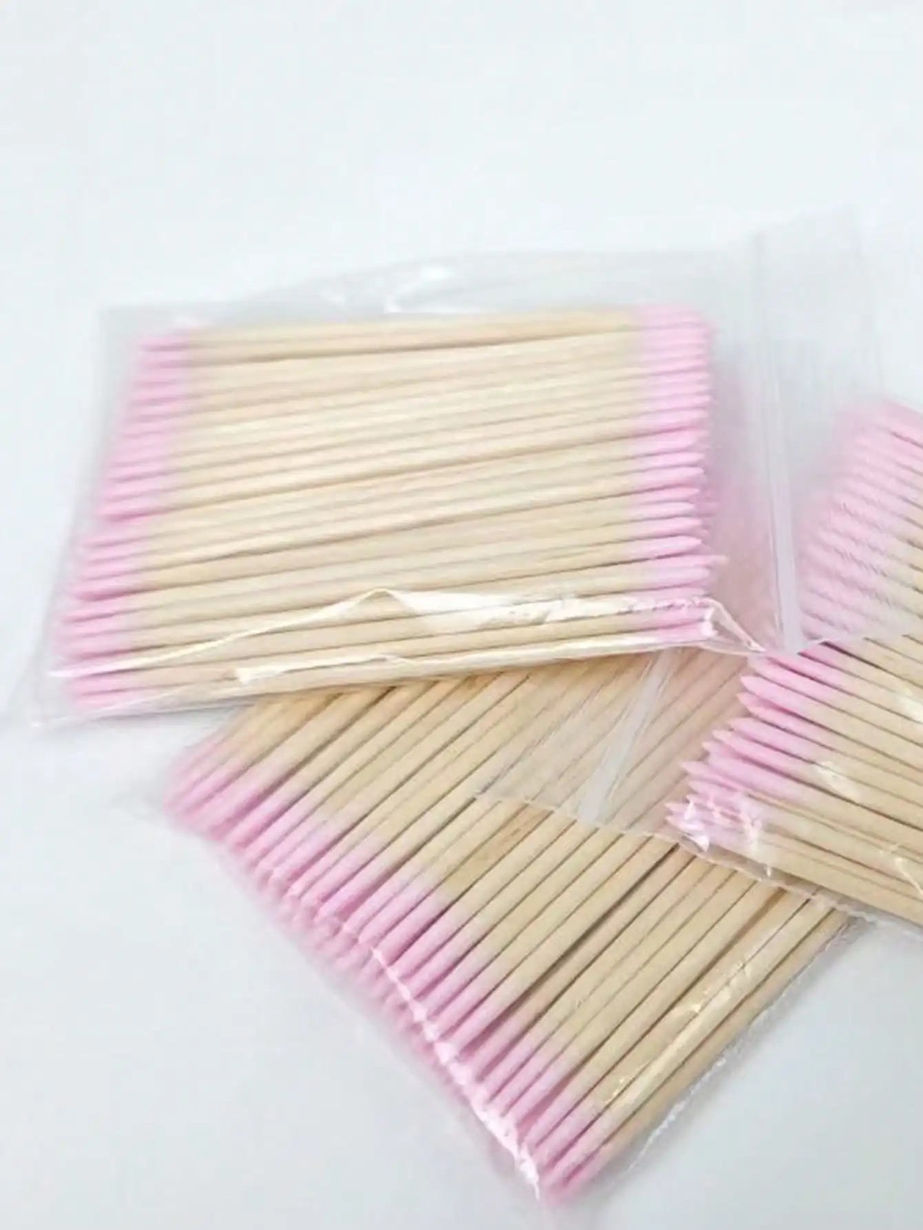 100/300/500/700/900Pcs Double Tip Headed Cotton Swabs ,For Tattooed Eyebrows Beauty Makeup Tools For Wiping, Nail Polish Wiping