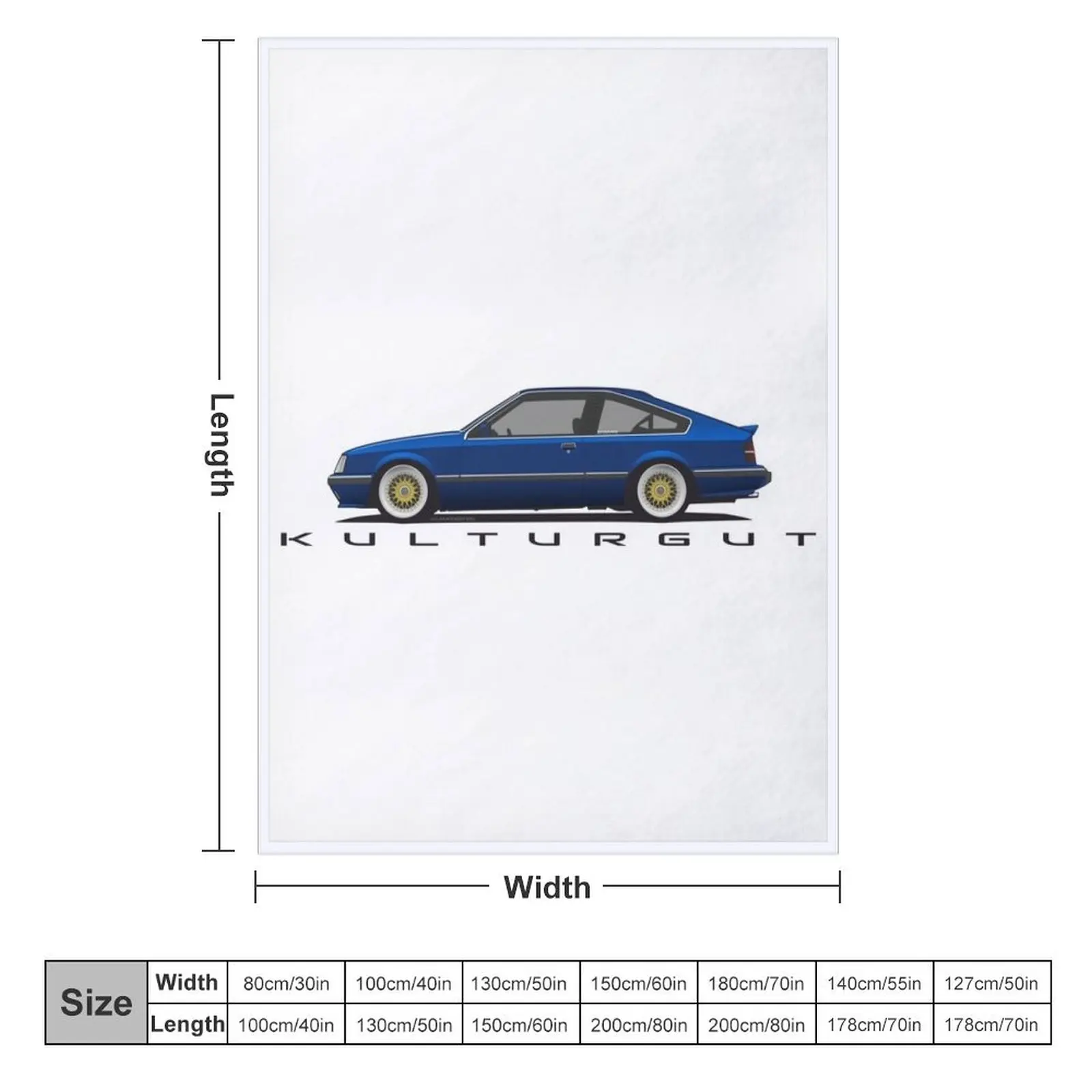 Opel Monza A2 cultural asset Throw Blanket Tourist Luxury Designer Blankets