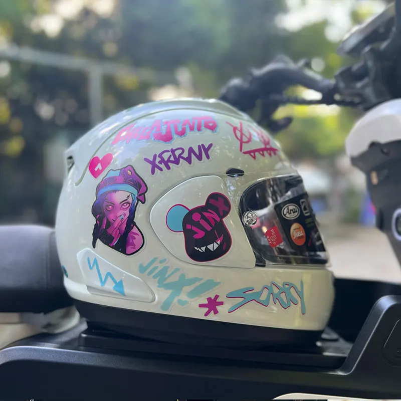 JINX car stickers graffiti laptop decorative stickers jinx motorbike paint window glass luggage compartment stickers accessories