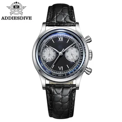 ADDIESDIVE Multifunctional Chronograph Watches VK64 часы мужские наручные 10Bar Waterproof Men Quartz Watches