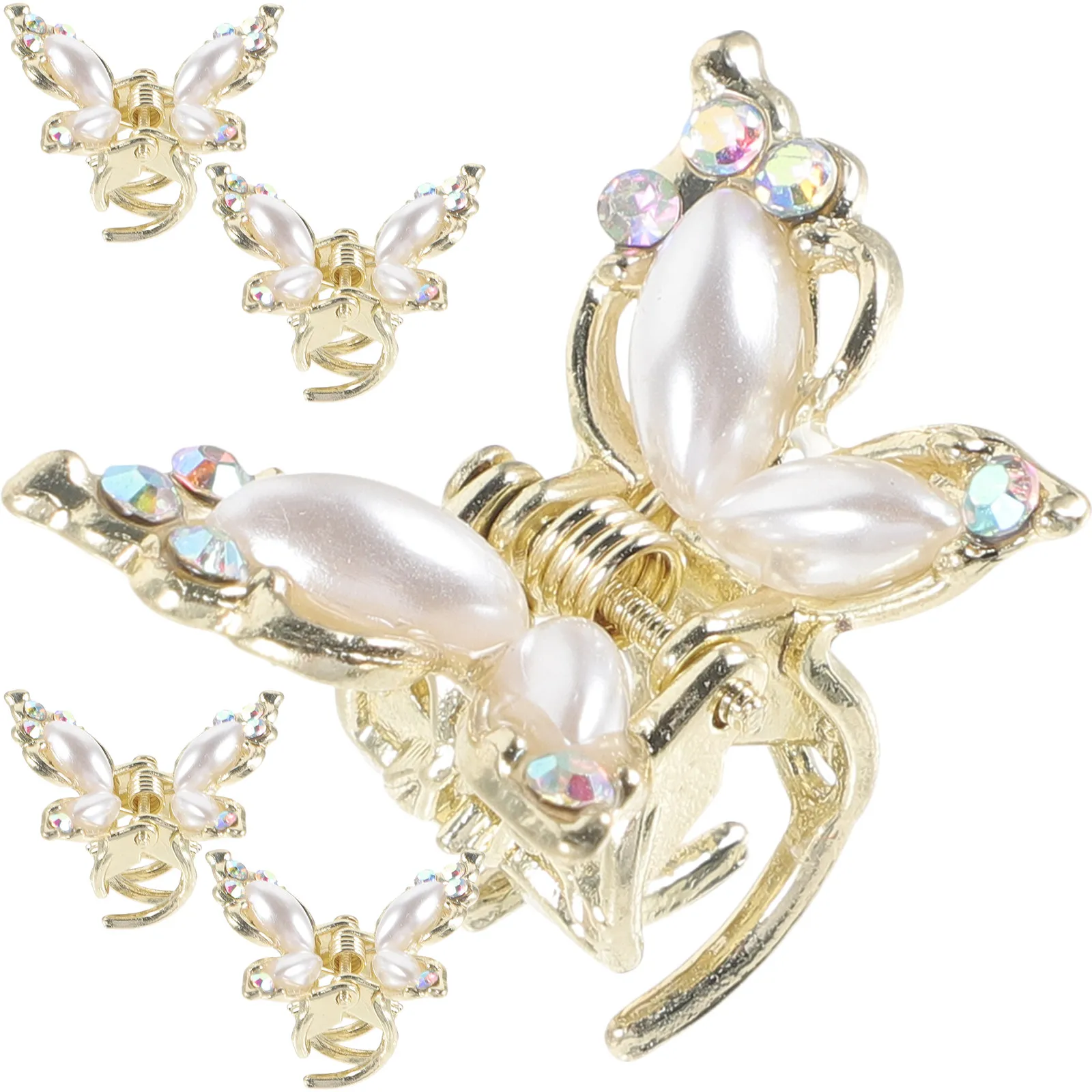 

5Pcs Cute Butterfly Hair Clips Women Alloy Hair Accessories Fashion Aesthetic Decorative Clips for Wedding Birthday Party