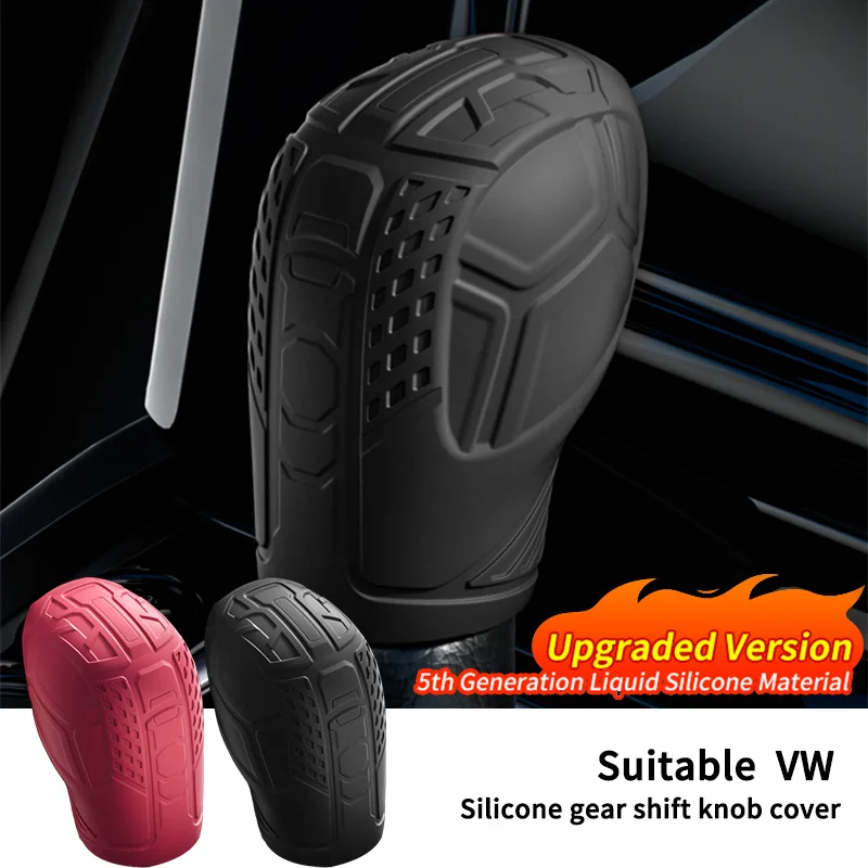 

For Volkswagen Silicone Shift Knob Cover - Anti-Slip Gear Stick Protector for Smooth Shifting, Car Interior Decoration Accessory