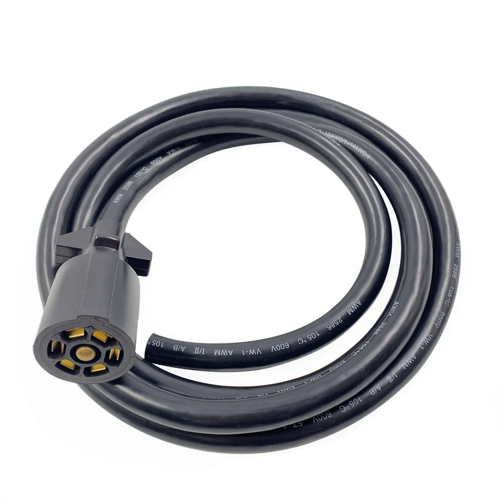 

Trailer connector, trailer accessory, original American seven core trailer plug, trailer connection cable, 8-foot RV connection