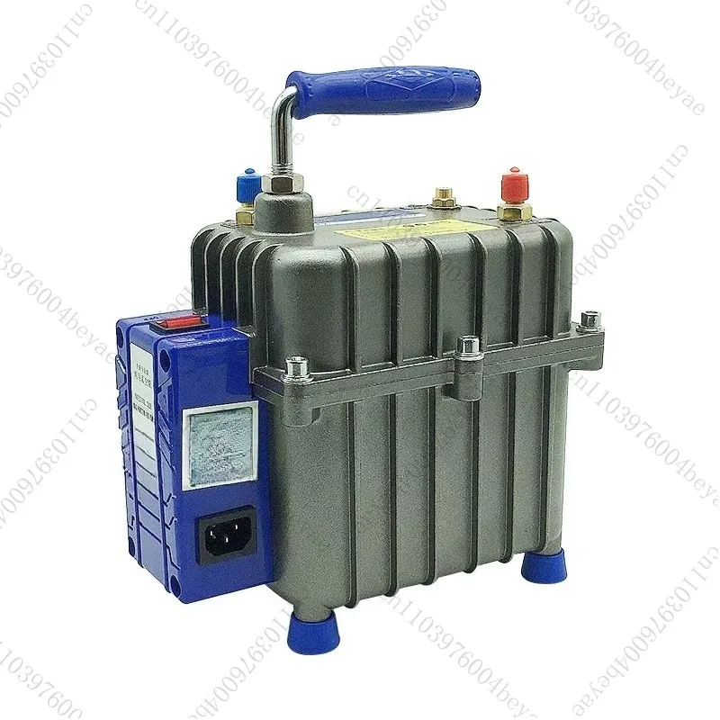 Vacuum Pump AC Leak Detection Tool Auto Air Conditioning Refrigerant Charge Evacuation Dual Use