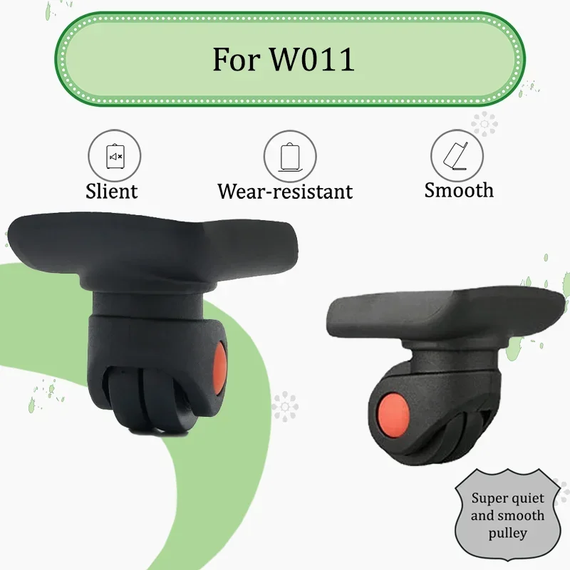 

For W011 Universal Luggage Wheel Set Luggage Repair Parts Silent Rotating Castors Easy Installation Replacement Kit