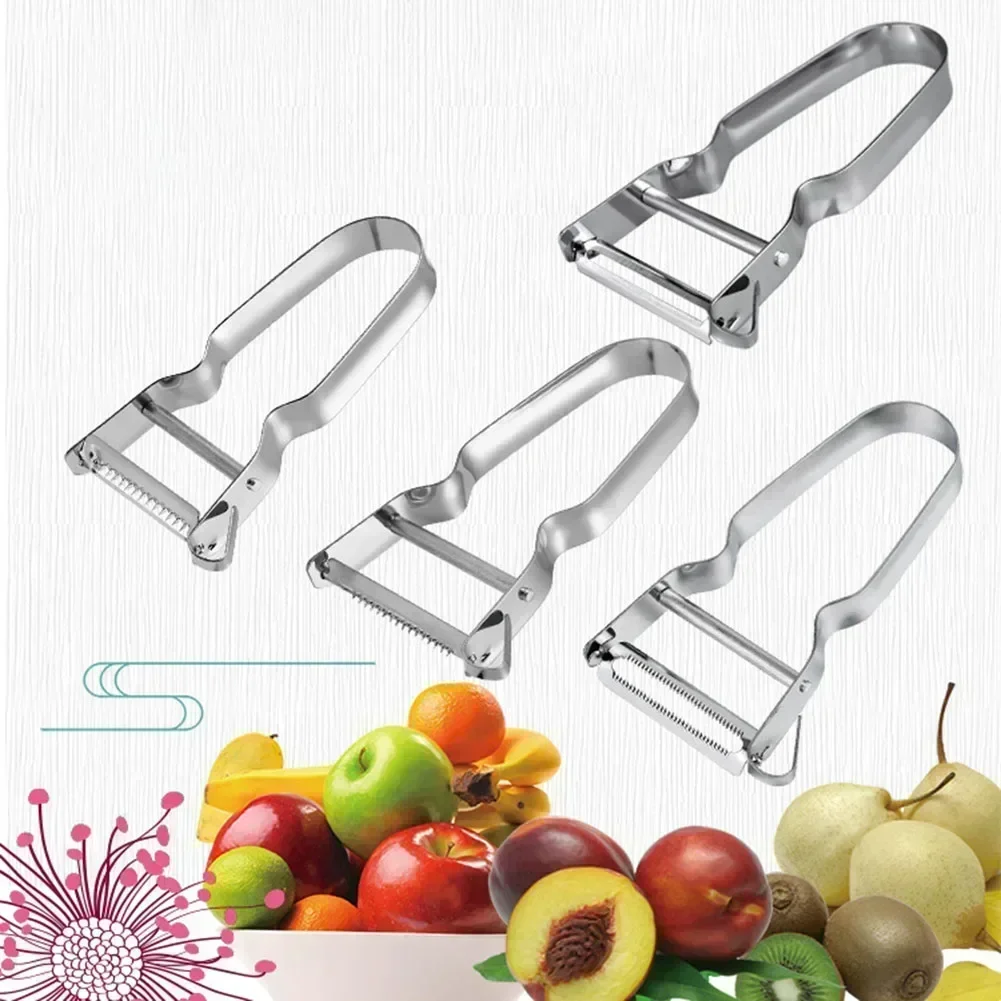 Multifunctional Kitchen Peeler Vegetable Fruit Peeler Stainless Steel  Potato Carrot Cucumber Slicer Peeler Kitchen Accessories