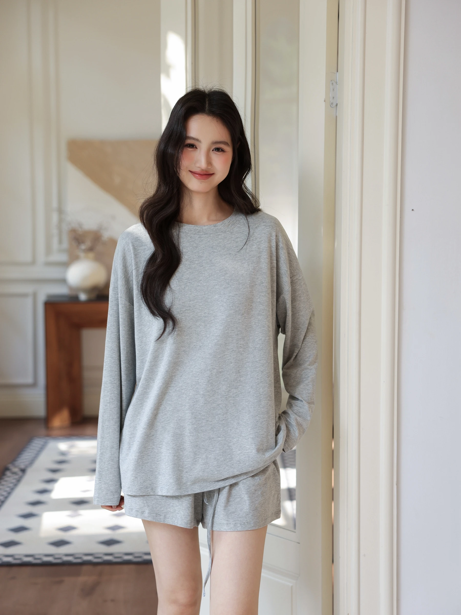 ropa-de-dormir-estilo-novio-de-la-hermana-de-kardashian-ropa-de-dormir-holgada-informal-con-cuello-redondo-para-mujer-ropa-de-casa-de-modal-conjunto-de-verano