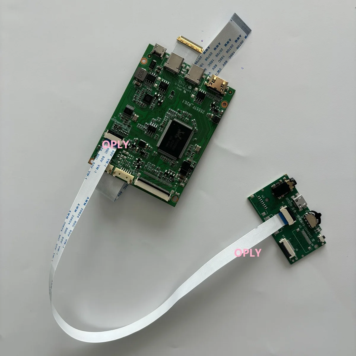 

2 плата контроллера EDP TYPE-C для B156HTN06.1 B156HTN06.0 B156HTN06.2 15,6 дюйма, 1920 × 1080, комплект светодиодного экрана, совместимый с Mini HDMI