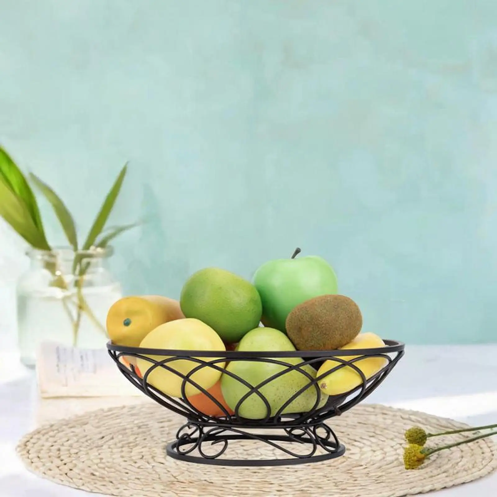 

Черный органайзер для закусок, подставка для овощей, держатель для обеденной столешницы