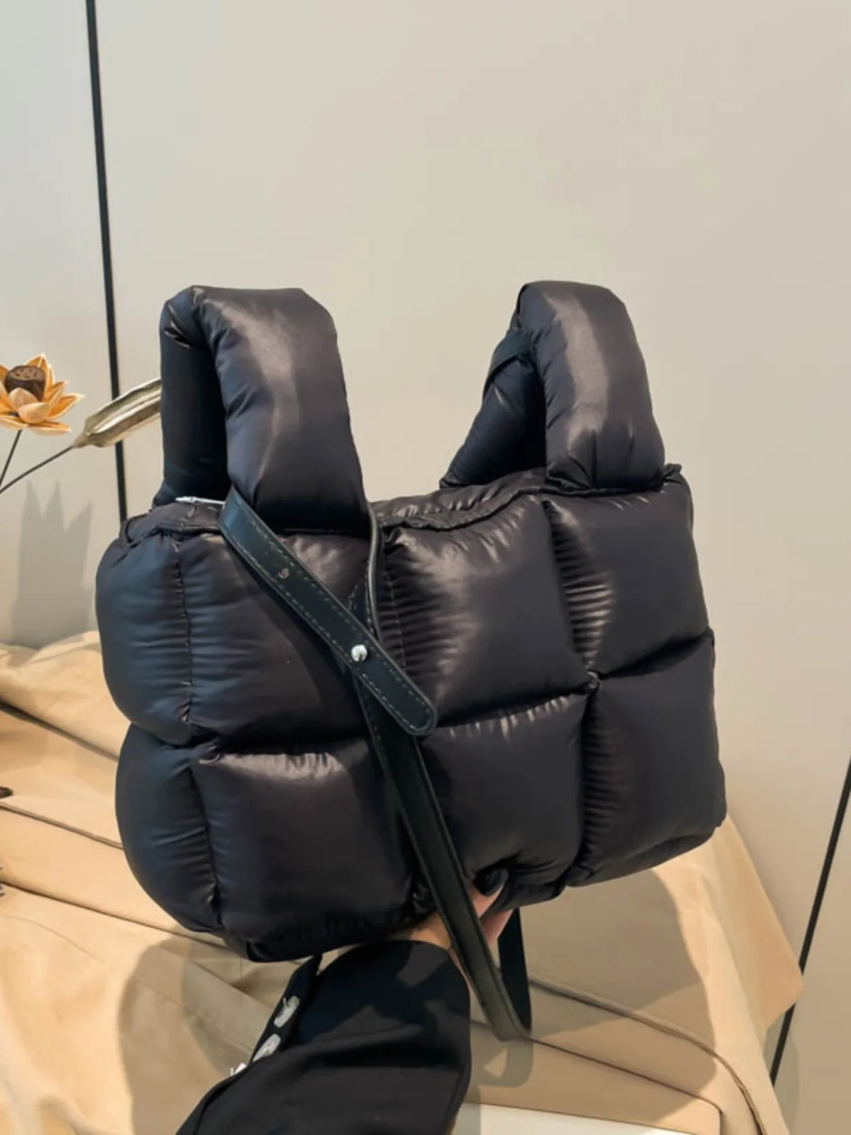 

Новая женская сумка-тоут с хлопковой подкладкой, женская сумка на плечо с регулируемым ремешком и кошелек для работы, дорожные сумки-ведра