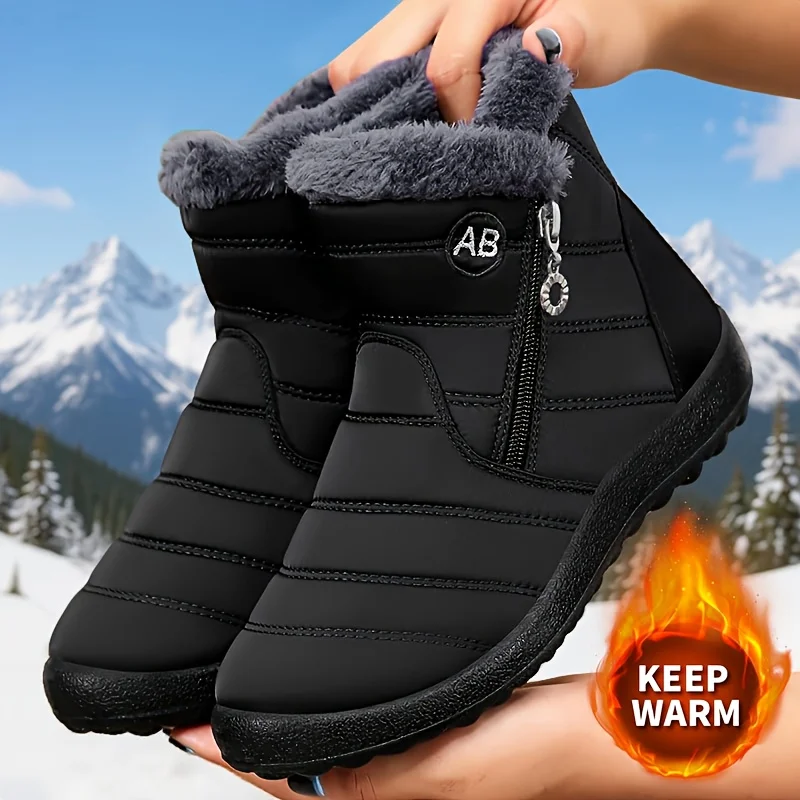 

Winter Women Waterproof Snow Boots for Winter Shoes Women Casual Lightweight Ankle Boots Warm Fur Botas Mujer