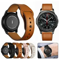 22mm 20mm Leather strap For Samsung Galaxy watch 7/FE/6/5/pro/4/Classic/Active 2 bracelet Huawei GT 2/Amazfit GTS/GTR 4/3/2 Band